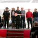 En equipo, gobernador Esteban Villegas y alcaldesa Karen Pérez inician rehabilitación del camino a La Estancia y entregan patrullas en Santiago Papasquiaro