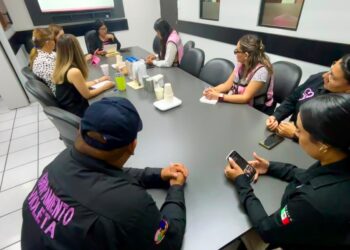 Agrupamiento Violeta mantiene atención permanente a reportes de violencia en el hogar en Gómez Palacio