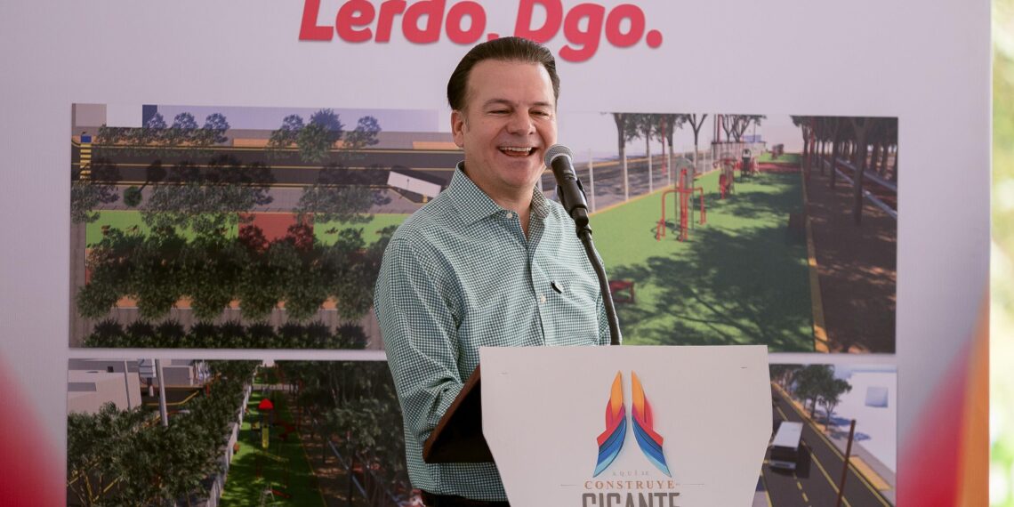 Inicia renovación del Parque Victoria en Lerdo; familias contarán con nueva cancha, juegos infantiles, bancas y espacios iluminados para convivir