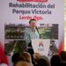 Inicia renovación del Parque Victoria en Lerdo; familias contarán con nueva cancha, juegos infantiles, bancas y espacios iluminados para convivir