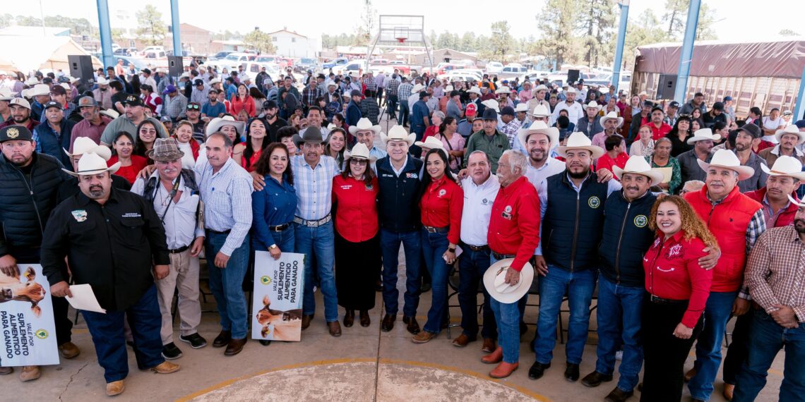 600 productores de Pueblo Nuevo ahorrarán en la alimentación de su ganado durante la temporada de estiaje; Gobierno del Estado y Unión Ganadera entregan 160 toneladas de maíz molido