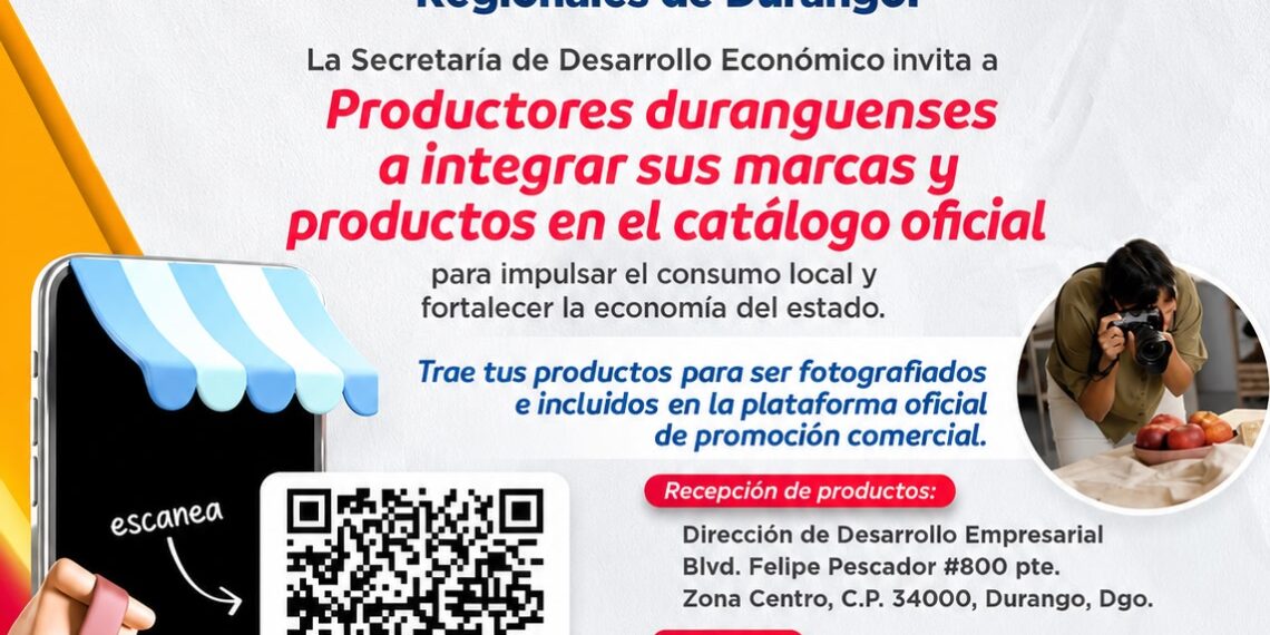 Productos duranguenses llegan a más clientes dentro y fuera del país mediante el catálogo digital que promueve el Gobierno del Estado