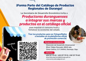 Productos duranguenses llegan a más clientes dentro y fuera del país mediante el catálogo digital que promueve el Gobierno del Estado