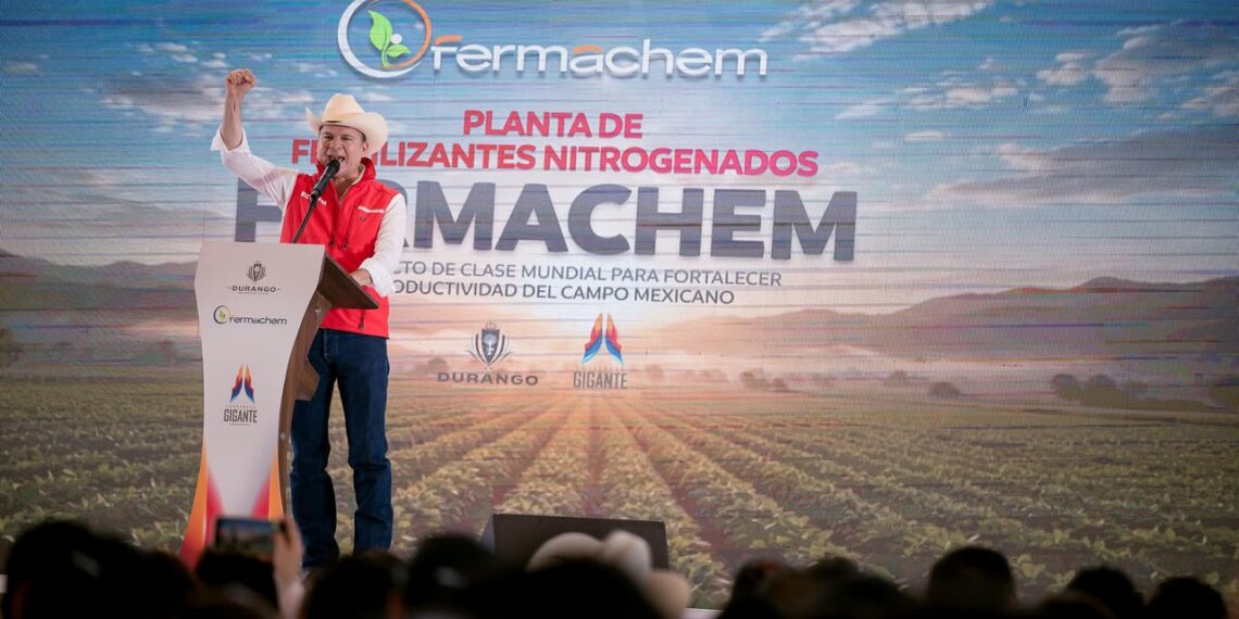 Reconoce gobernador Esteban respaldo de la Presidenta Claudia Sheinbaum para concretar inversión de Fermachem en Durango