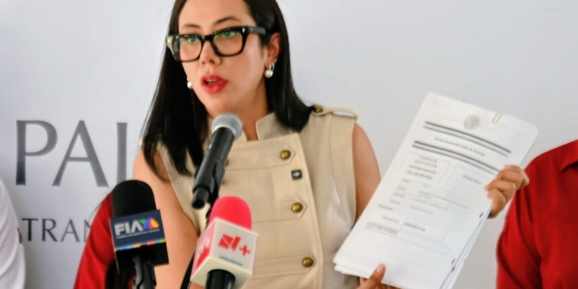 Betzabé Martínez, anuncia que fueron presentadas las primeras cuatro denuncias penales por huachicoleo de agua