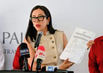 Betzabé Martínez, anuncia que fueron presentadas las primeras cuatro denuncias penales por huachicoleo de agua