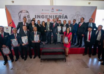 Reconocen a los ingenieros que construyen el desarrollo de Durango con el Premio Estatal “Carlos Patoni”