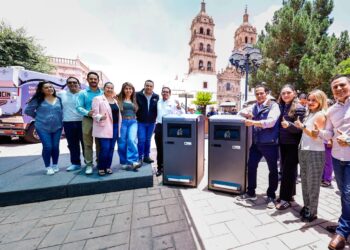 Con Big Belly’s y Perroncín, Toño Ochoa moderniza la limpieza del Centro para mantenerlo más chulo y ordenado