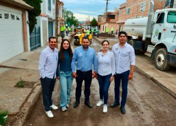 Supervisan Regidores del PRI avance del Colector Pluvial Jalisco junto a AMD