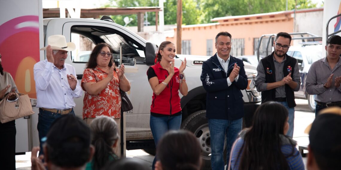 Ruta de la Salud acerca servicios médicos a San Bernardo; Esteban Villegas y Marisol Rosso priorizan la salud de los duranguenses