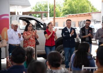 Ruta de la Salud acerca servicios médicos a San Bernardo; Esteban Villegas y Marisol Rosso priorizan la salud de los duranguenses