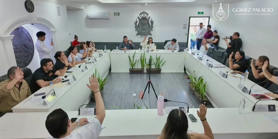 Aprueba Cabildo de Gómez Palacio de manera unánime, inversiones por más de 204 mdp para fortalecer el Plan Fluye