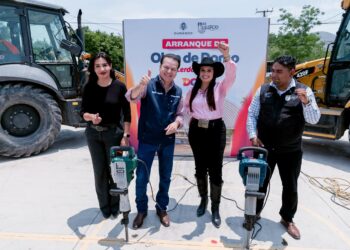 Inician construcción del domo en Carlos Real; Esteban y Susy cumplen compromiso con las familias de esta comunidad de Lerdo