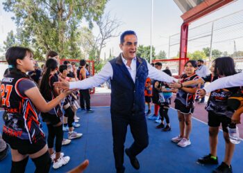 Mejora Toño Ochoa la Unidad Deportiva Chapultepec con el Presupuesto Participativo