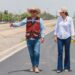Betzabé Martínez supervisa conclusión de pavimentación en nueva vialidad y trabajos de parque lineal Doroteo Arango