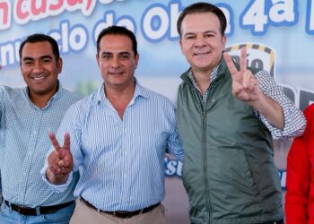 Continúa la ampliación de la avenida Río Grande; Esteban y Toño anuncian cuarta etapa