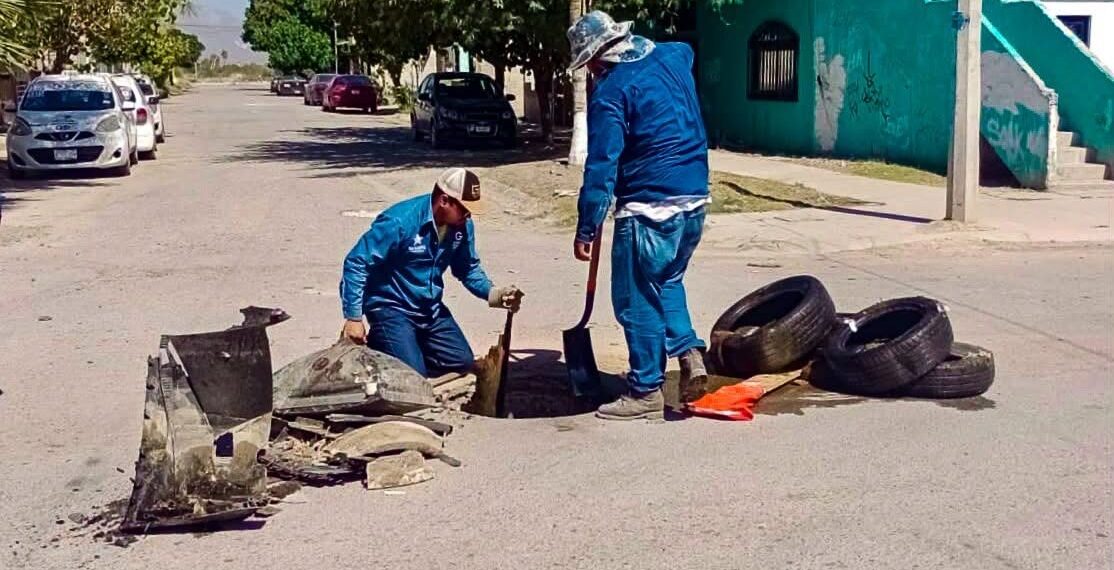 SIDEAPA refuerza acciones de limpieza en alcantarillas del fraccionamiento Bosque Real