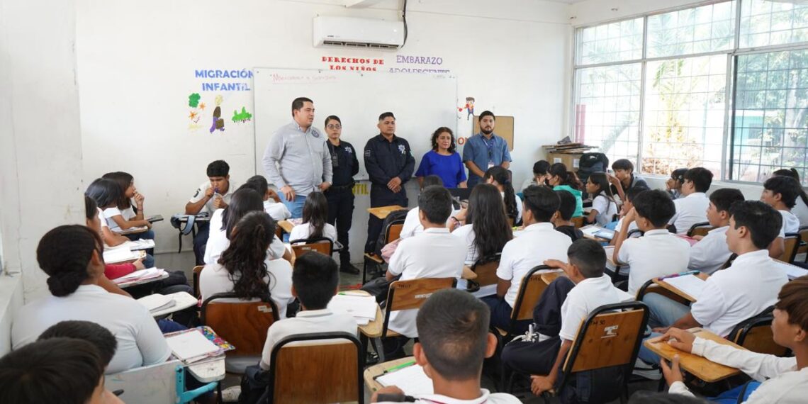 Prevención del Delito lleva plática sobre acoso escolar a población de PAMAR