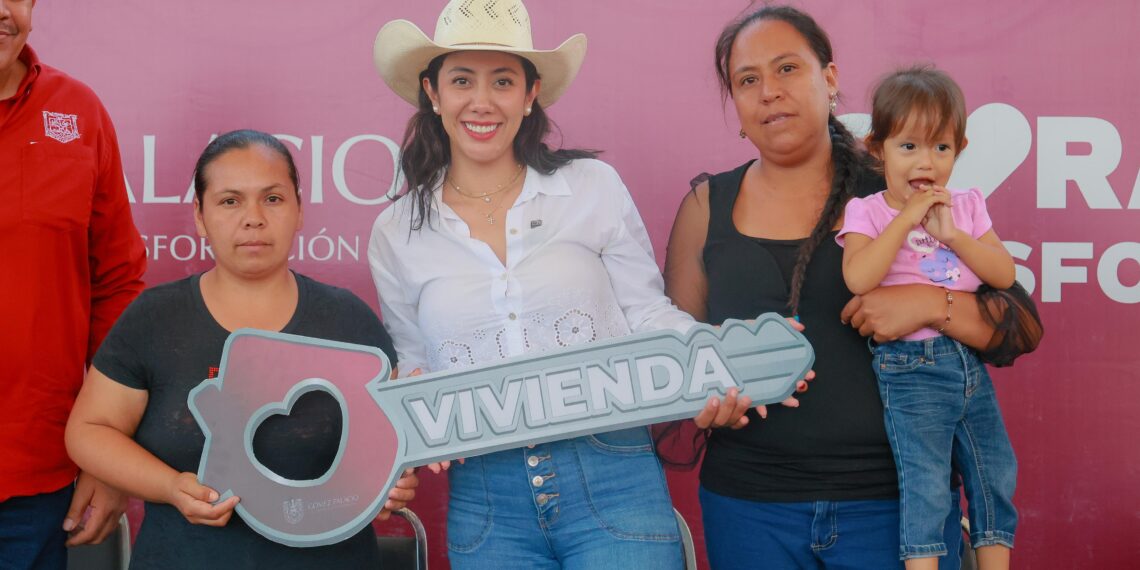 El campo es una prioridad para Betzabé Martínez, entrega 100 cuartos adicionales y 100 techos terrados