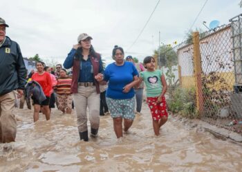 Ante afectaciones por lluvias, Betzabé se mantiene en territorio y activa protocolo de atención