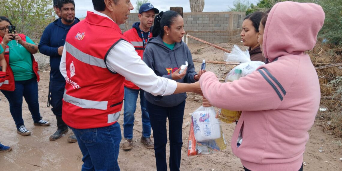 Gobierno del Estado atiende a familias afectadas por las lluvias en la Región Laguna