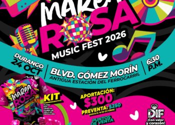 Invita DIF Estatal a la carrera Marea Rosa 2026 en Durango, con explosión de color y ritmo