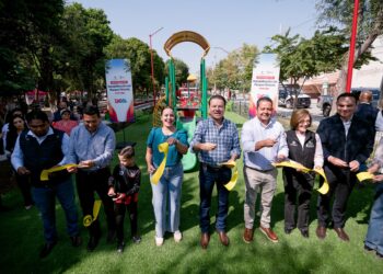 Lerdo estrena Parque Victoria renovado, con cancha de fútbol rápido, juegos infantiles, áreas verdes, alumbrado público y espacios inclusivos