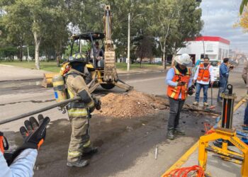 Evacuaron a 276 personas tras ruptura de tubo de gas natural