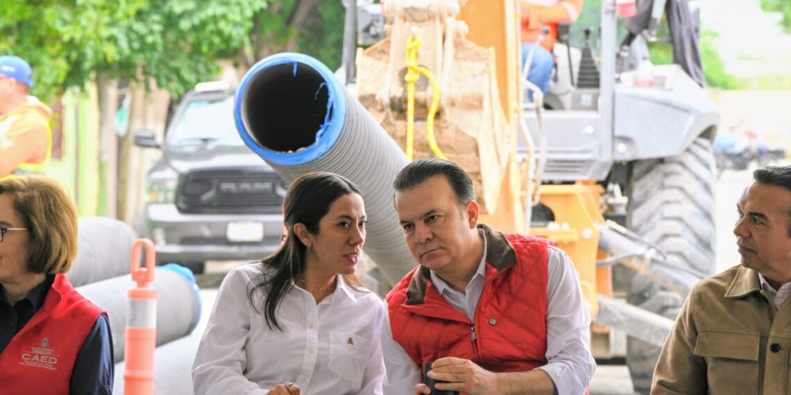 Betzabé Martínez y Esteban Villegas aceleran la trasformación del drenaje con Plan Fluye