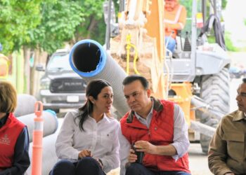 Betzabé Martínez y Esteban Villegas aceleran la trasformación del drenaje con Plan Fluye